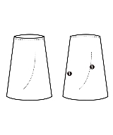 mline（エムライン）ロング・マキシ丈スカート 白 サイズ:2(M位) レディース/2200678689226