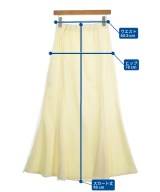 mline（エムライン）ロング・マキシ丈スカート 白 サイズ:2(M位) レディース/2200678689226