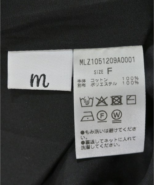 mline（エムライン）ワンピース 黒 サイズ:F レディース/2200642862143