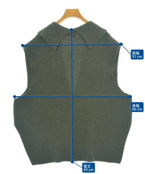 NEPLA.（ネプラ）ベスト 緑 サイズ:1(S位) レディース/2200679571056