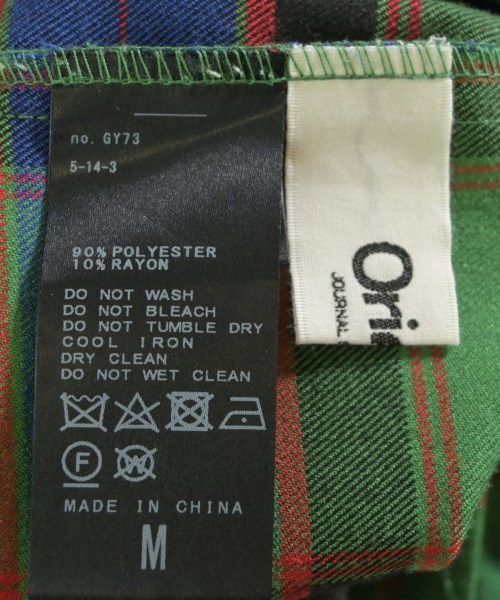 Oriens JOURNAL STANDARD（オリエンジャーナルスタンダード）ミニスカート 緑 サイズ:M レディース/2200627744105