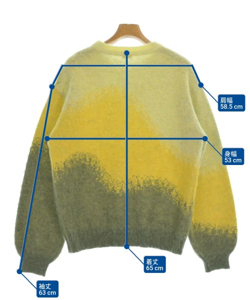 Oriens JOURNAL STANDARD（オリエンジャーナルスタンダード）ニット・セーター 黄 サイズ:-(L位) メンズ/2200639477091