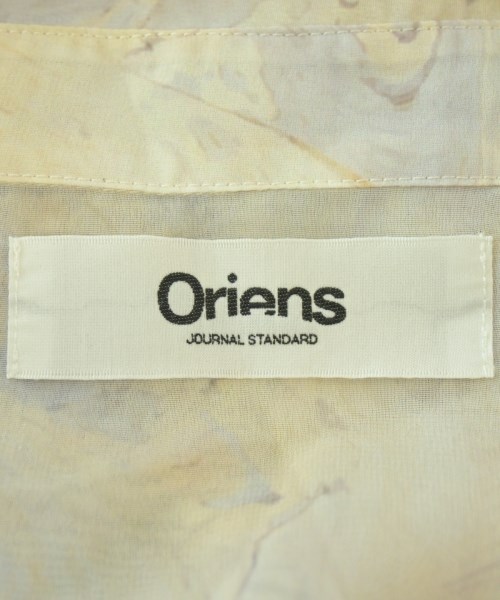 Oriens JOURNAL STANDARD（オリエンジャーナルスタンダード）カジュアルシャツ 黄 サイズ:F レディース/2200690854053