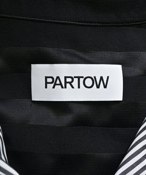 PARTOW（パートウ）カジュアルシャツ 黒 サイズ:0(XS位) レディース/2200643148031