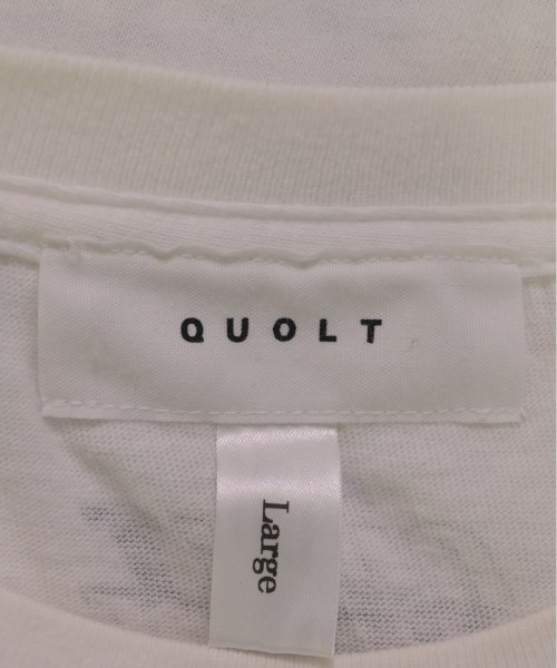 QUOLT（クオルト）Tシャツ・カットソー 白 サイズ:L メンズ/2200480850043