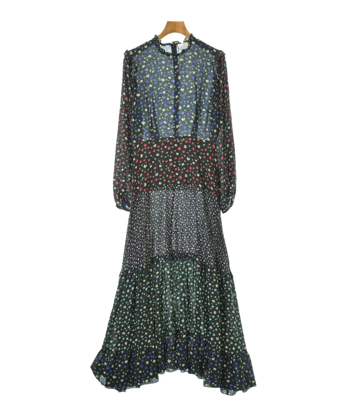 RIXO リキソー ブランド ワンピース Aubrie tiered 1024705 RIXO(リキソー)ワンピース 黒 サイズ:-(M位) レディース