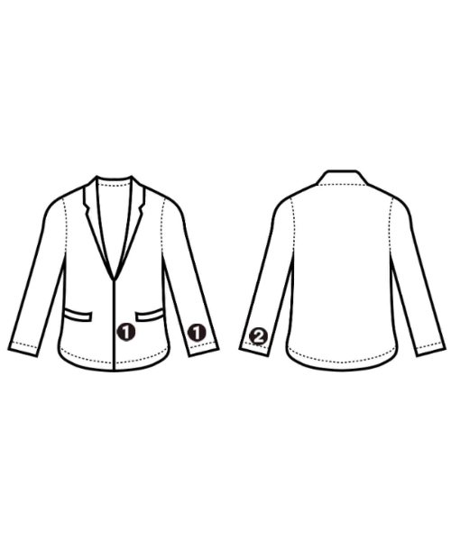 saby（サバイ）カジュアルジャケット 黒 サイズ:2(M位) メンズ/2200629193031