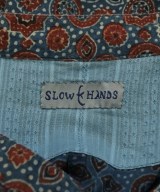 SLOW HANDS（スロウハンズ）カジュアルシャツ 青 サイズ:L メンズ/2200700763054