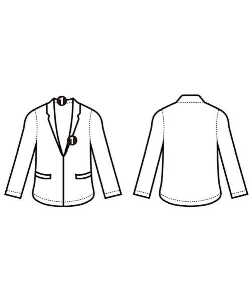 SOEJU（ソージュ）ノーカラージャケット 白 サイズ:M レディース/2200634235054