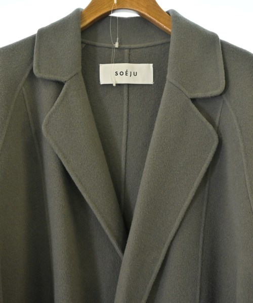 SOEJU（ソージュ）チェスターコート グレー サイズ:S レディース/2200634627033
