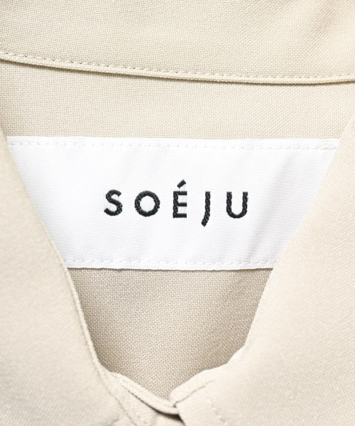 SOEJU（ソージュ）シャツワンピース ベージュ サイズ:S レディース/2200624351122