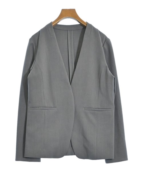 SOEJU（ソージュ）ノーカラージャケット グレー サイズ:L レディース