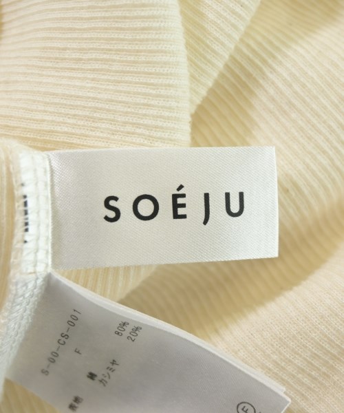 SOEJU（ソージュ）ニット・セーター 白 サイズ:F レディース/2200631449041