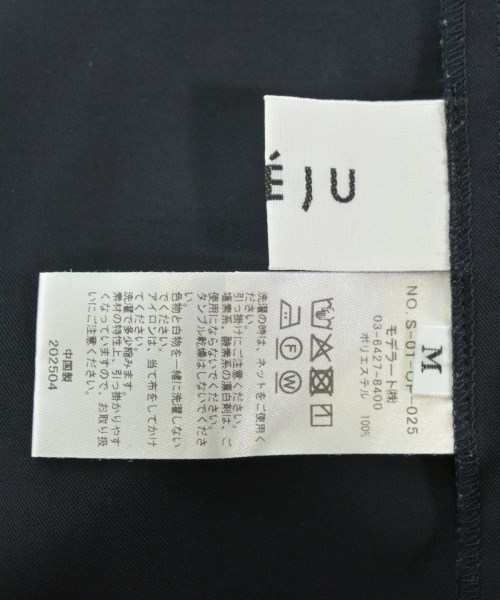 SOEJU（ソージュ）シャツワンピース 黒 サイズ:M レディース/2200612677074