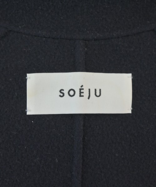 SOEJU（ソージュ）チェスターコート 紺 サイズ:S レディース/2200614278026
