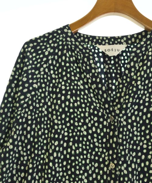 SOEJU（ソージュ）シャツワンピース 黒 サイズ:0(XS位) レディース/2200670877065