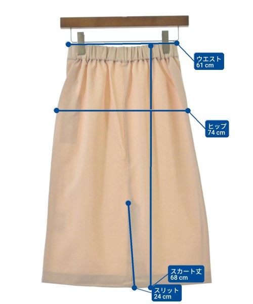 SOEJU（ソージュ）ひざ丈スカート ベージュ サイズ:S レディース/2200642332028