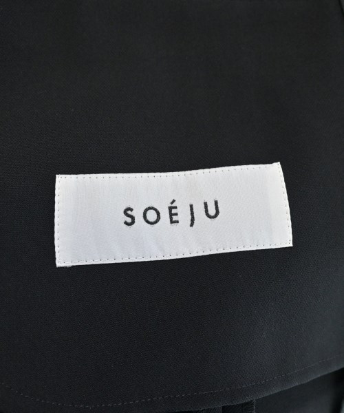 SOEJU（ソージュ）ノーカラージャケット 黒 サイズ:M レディース/2200653458038