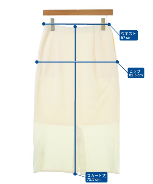 SOEJU（ソージュ）ロング・マキシ丈スカート 白 サイズ:M レディース/2200661102046