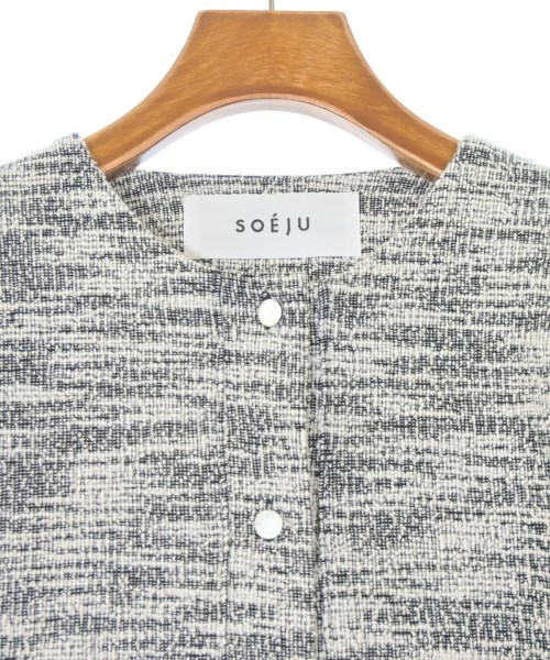 SOEJU（ソージュ）ノーカラージャケット グレー サイズ:M レディース/2200663891023