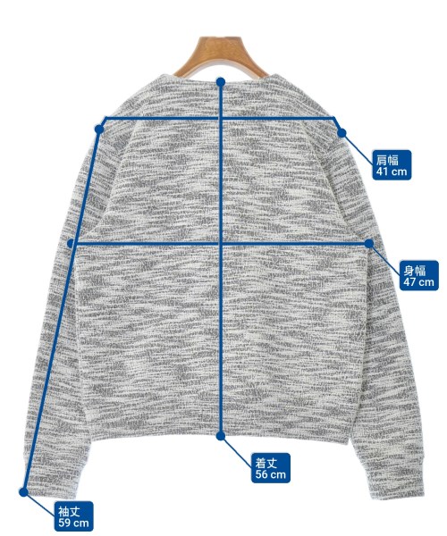 SOEJU（ソージュ）ノーカラージャケット グレー サイズ:M レディース/2200663891023