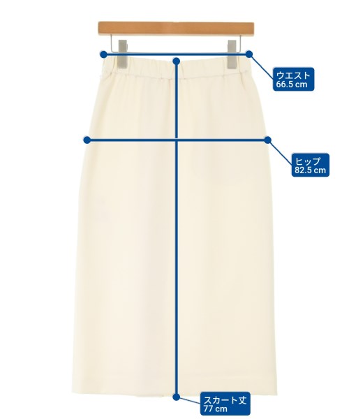 SOEJU（ソージュ）ロング・マキシ丈スカート 白 サイズ:M レディース/2200664485061