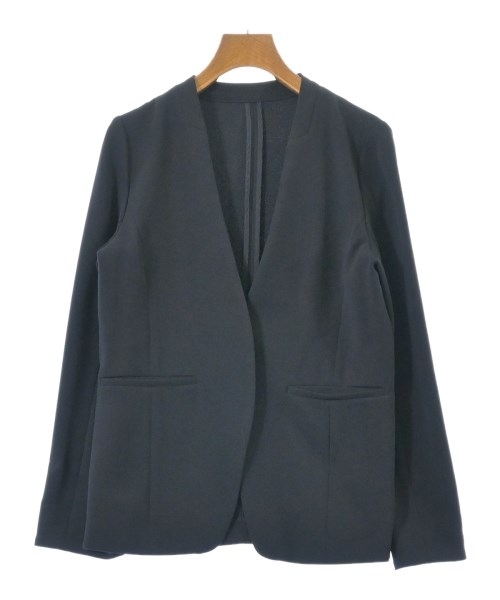 SOEJU(ソージュ)ノーカラージャケット 紺 サイズ:S/2200668142069