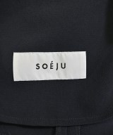SOEJU（ソージュ）ノーカラージャケット 紺 サイズ:S レディース/2200668142069