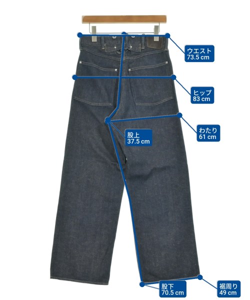 Taiga Takahashi（タイガタカハシ）デニムパンツ 紺 サイズ:30(M位) メンズ/2200646086026