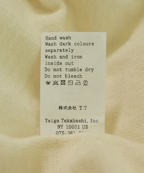 Taiga Takahashi（タイガタカハシ）Tシャツ・カットソー 白 サイズ:40(XL位) メンズ/2200723073093