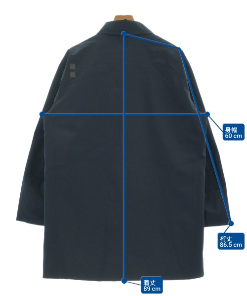 UBR（ウーバー）ステンカラーコート 紺 サイズ:2(M位) メンズ/2200626531010