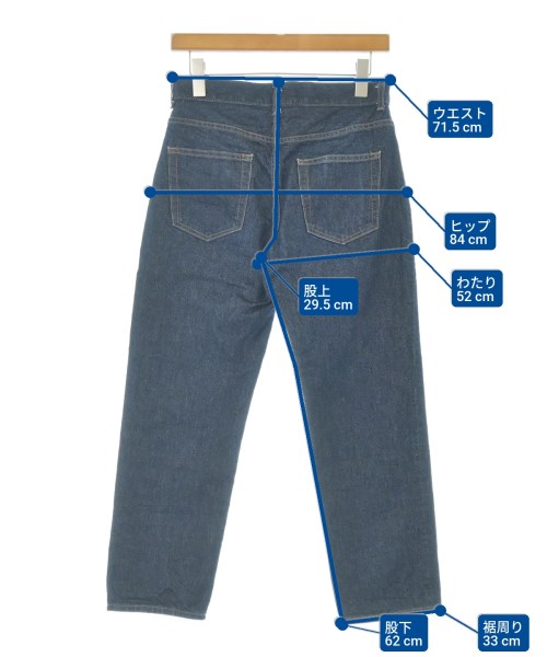 UNDERSON UNDERSON（アンダーソンアンダーソン）デニムパンツ 紺 サイズ:1(S位) レディース/2200671951085