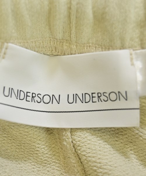 UNDERSON UNDERSON（アンダーソンアンダーソン）スウェットパンツ ベージュ サイズ:2(M位) レディース/2200672668166