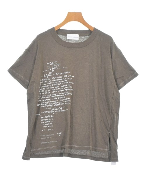 UNDERSON UNDERSON(アンダーソンアンダーソン)Tシャツ・カットソー 茶 サイズ:1(S位)/2200669235012