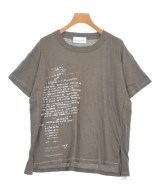 UNDERSON UNDERSON（アンダーソンアンダーソン）Tシャツ・カットソー 茶 サイズ:1(S位) レディース/2200669235012