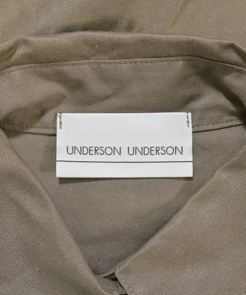 UNDERSON UNDERSON（アンダーソンアンダーソン）カジュアルシャツ ベージュ サイズ:1(S位) レディース/2200641604072