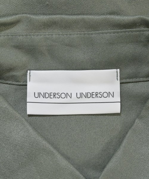 UNDERSON UNDERSON（アンダーソンアンダーソン）カジュアルシャツ カーキ サイズ:2(M位) メンズ/2200641604089