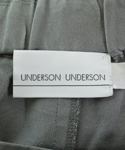 UNDERSON UNDERSON（アンダーソンアンダーソン）ショートパンツ グレー サイズ:1(S位) メンズ/2200640359065