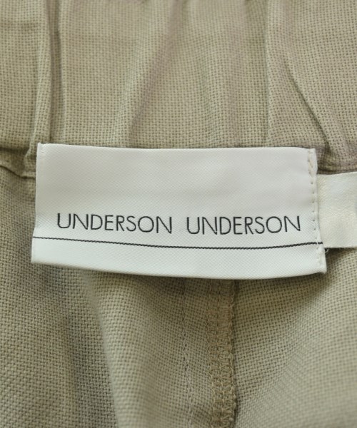 UNDERSON UNDERSON（アンダーソンアンダーソン）ショートパンツ ベージュ サイズ:1(S位) メンズ/2200640359072