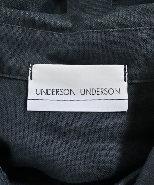 UNDERSON UNDERSON（アンダーソンアンダーソン）カジュアルシャツ 紺 サイズ:1(S位) メンズ/2200641742026