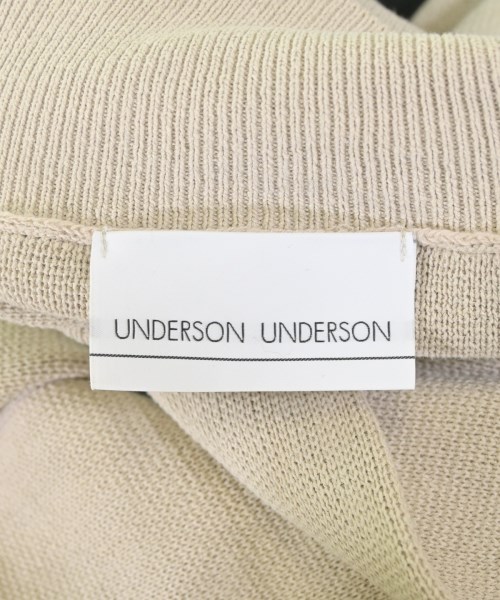 UNDERSON UNDERSON（アンダーソンアンダーソン）ニット・セーター ベージュ サイズ:1(S位) メンズ/2200650656079