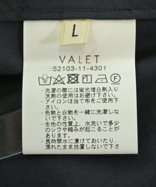 VALET（バレー）カジュアルシャツ 黒 サイズ:L メンズ/2200697920164