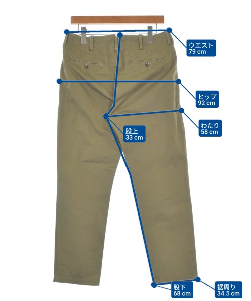 YCHAI（イカイ）チノパン カーキ サイズ:30(M位) メンズ/2200675375337