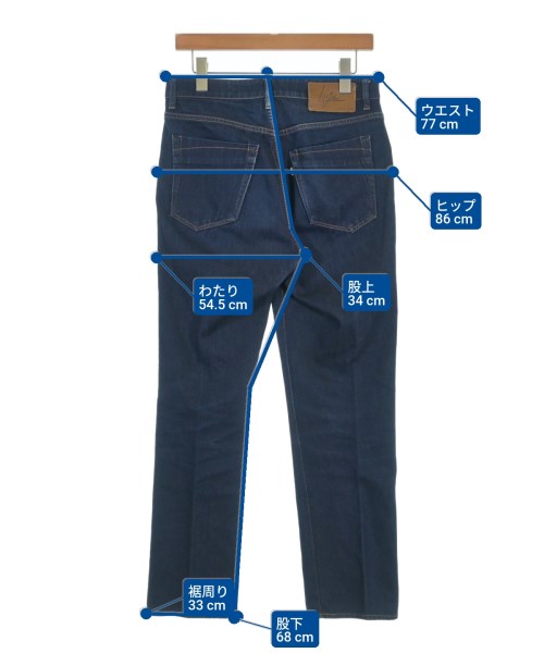 YCHAI（イカイ）デニムパンツ 紺 サイズ:29(L位) レディース/2200693869016