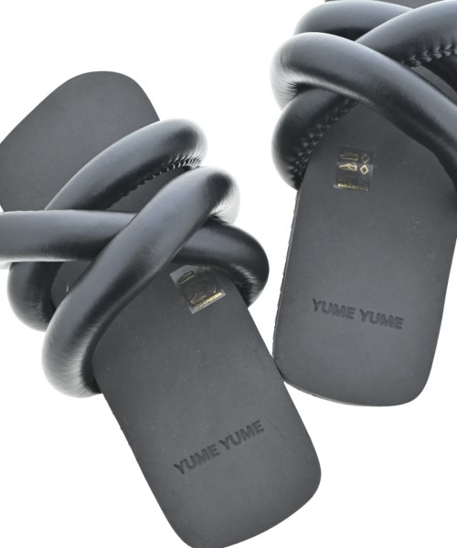 YUME YUME（ユメユメ）サンダル 黒 サイズ:EU38(24.5cm位) レディース/2200644163071