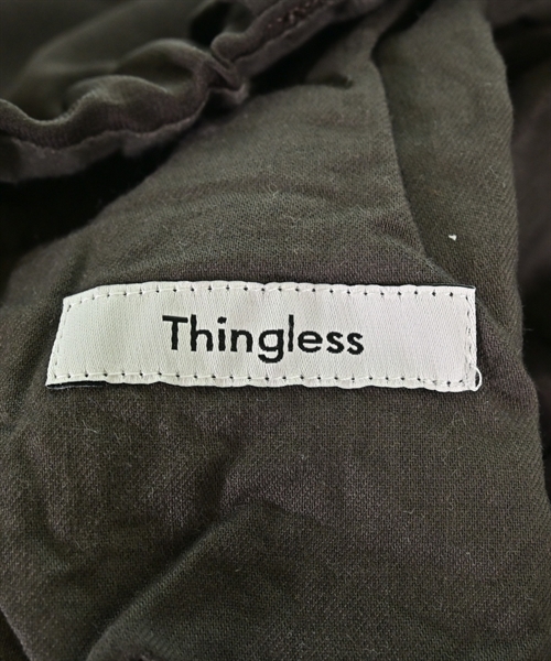 Thingless（シングレス）スラックス 茶 サイズ:M メンズ/2200613668163