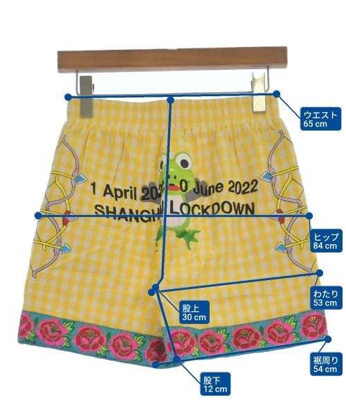 Penultimate（ペナルティメート）ショートパンツ 黄 サイズ:XS レディース/2200628873088