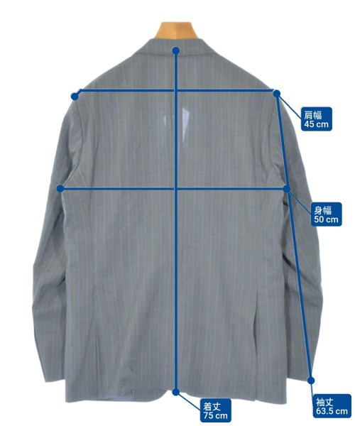 LUCIANO DI MARTINA（ルチアーノ ディ マルティーナ）ビジネス グレー サイズ:50/50(XL位) メンズ/2200663615018