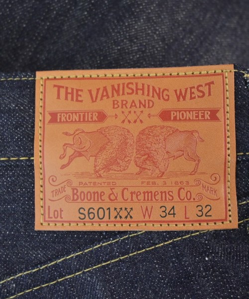 THE VANISHING WEST（ザヴァニシングウエスト）デニムパンツ 紺 サイズ:34(XL位) メンズ/2200611600080