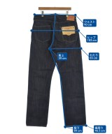 THE VANISHING WEST（ザヴァニシングウエスト）デニムパンツ 紺 サイズ:34(XL位) メンズ/2200611600080